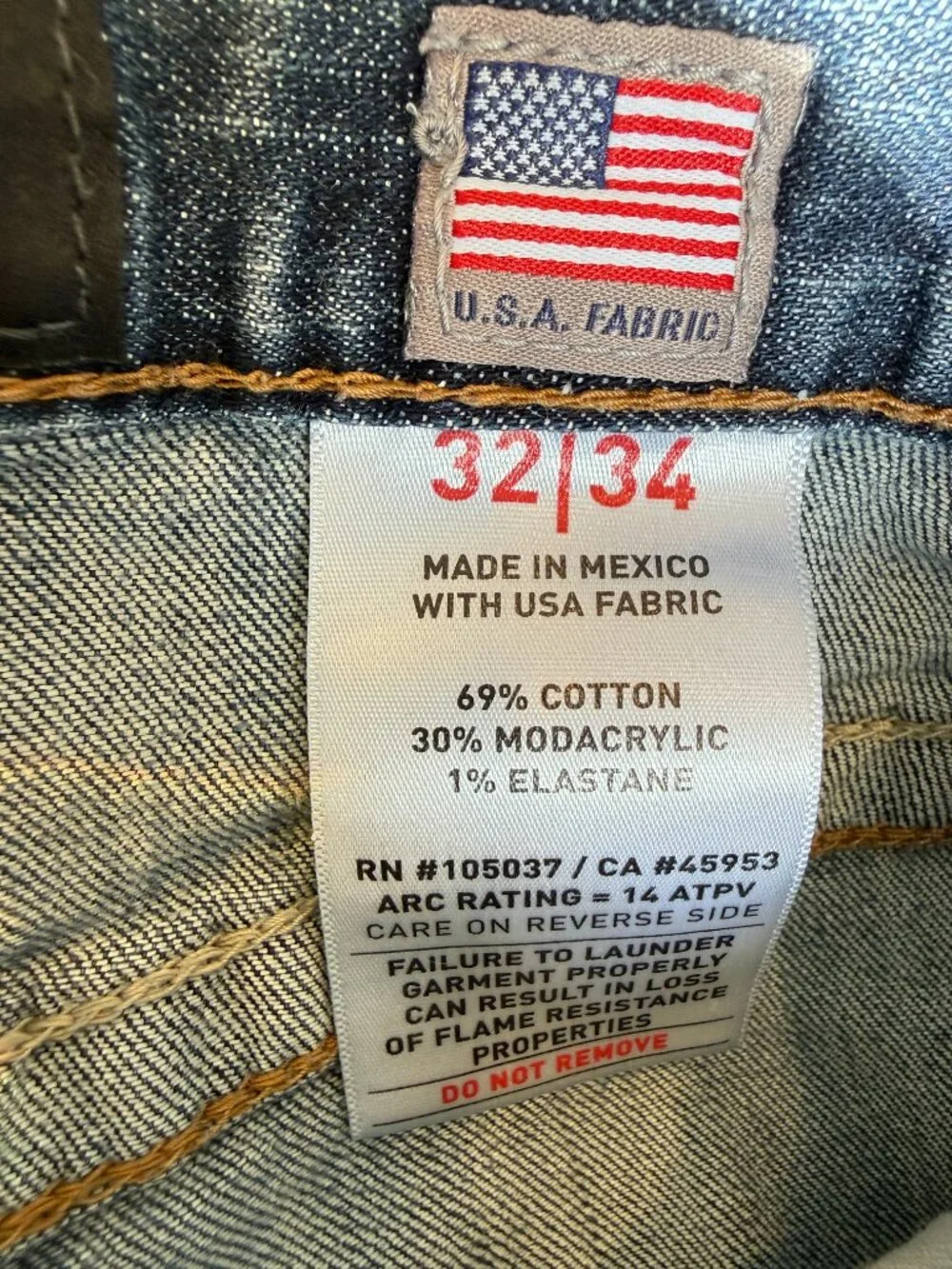 Ariat FR Jeans Mens Size 32 M4 Relaxed Bootcut Flame Resistant Workwear Western